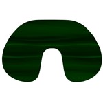 Emerald Green Ombre Travel Neck Pillow Front