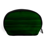 Emerald Green Ombre Accessory Pouch (Large) Front