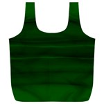 Emerald Green Ombre Full Print Recycle Bag (XXXL) Front