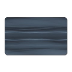 Faded Denim Blue Grey Ombre Magnet (Rectangular)