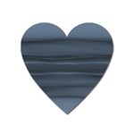 Faded Denim Blue Grey Ombre Heart Magnet Front