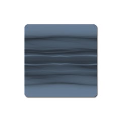 Faded Denim Blue Grey Ombre Square Magnet