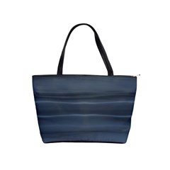 Faded Denim Blue Grey Ombre Classic Shoulder Handbag