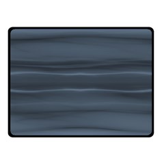 Faded Denim Blue Grey Ombre Double Sided Fleece Blanket (Small) 