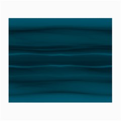 Teal Blue Ombre Small Glasses Cloth by SpinnyChairDesigns