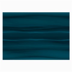 Teal Blue Ombre Large Glasses Cloth by SpinnyChairDesigns