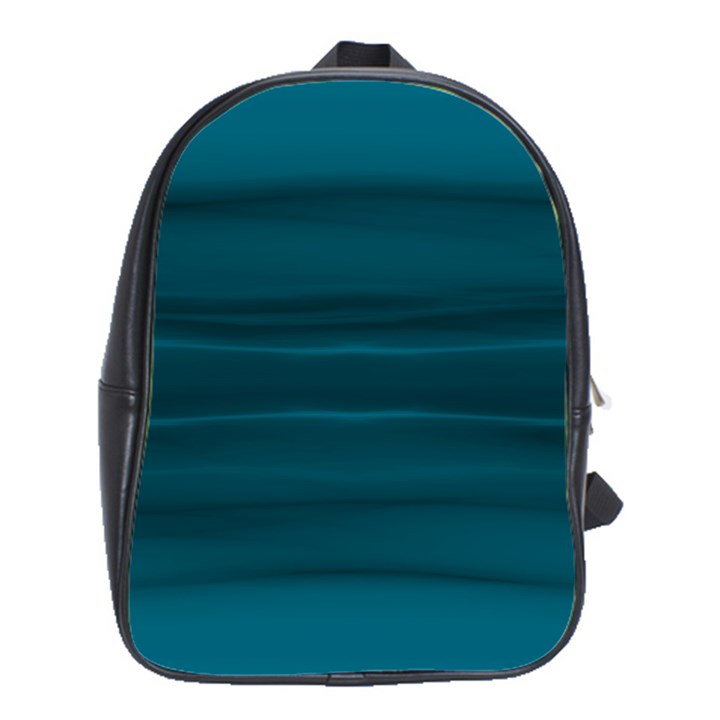 Teal Blue Ombre School Bag (Large)