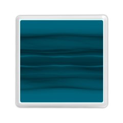 Teal Blue Ombre Memory Card Reader (square) by SpinnyChairDesigns