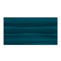 Teal Blue Ombre Satin Wrap by SpinnyChairDesigns