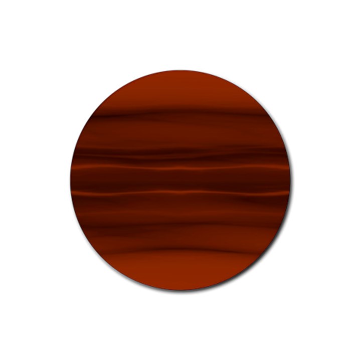 Cinnamon and Rust Ombre Rubber Round Coaster (4 pack) 