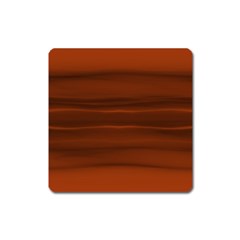 Cinnamon And Rust Ombre Square Magnet by SpinnyChairDesigns