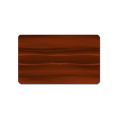 Cinnamon And Rust Ombre Magnet (name Card) by SpinnyChairDesigns