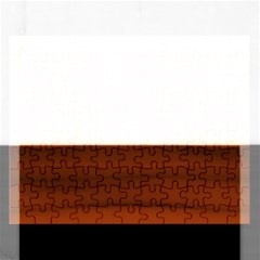 Cinnamon And Rust Ombre Rectangular Jigsaw Puzzl by SpinnyChairDesigns