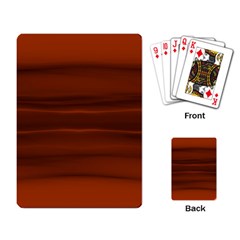 Cinnamon And Rust Ombre Playing Cards Single Design (rectangle) by SpinnyChairDesigns