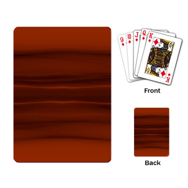 Cinnamon and Rust Ombre Playing Cards Single Design (Rectangle)