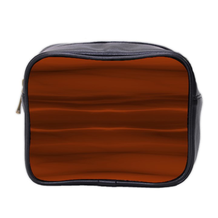 Cinnamon and Rust Ombre Mini Toiletries Bag (Two Sides)