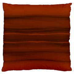 Cinnamon And Rust Ombre Standard Flano Cushion Case (one Side) by SpinnyChairDesigns