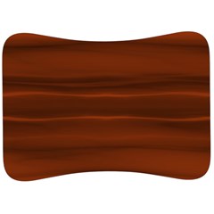 Cinnamon And Rust Ombre Velour Seat Head Rest Cushion by SpinnyChairDesigns