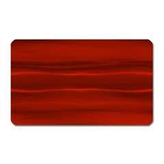 Scarlet Red Ombre Magnet (rectangular) by SpinnyChairDesigns