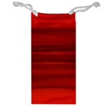 Scarlet Red Ombre Jewelry Bag Front