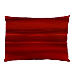 Scarlet Red Ombre Pillow Case by SpinnyChairDesigns