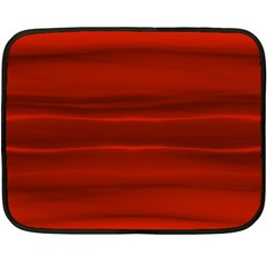 Scarlet Red Ombre Fleece Blanket (mini) by SpinnyChairDesigns