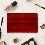 Scarlet Red Ombre Cosmetic Bag (Medium) Back