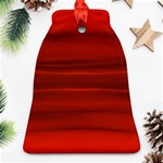 Scarlet Red Ombre Ornament (Bell) Front