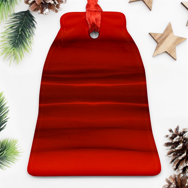 Scarlet Red Ombre Ornament (Bell)