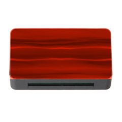 Scarlet Red Ombre Memory Card Reader With Cf by SpinnyChairDesigns