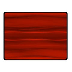 Scarlet Red Ombre Double Sided Fleece Blanket (small)  by SpinnyChairDesigns