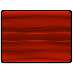 Scarlet Red Ombre Double Sided Fleece Blanket (large)  by SpinnyChairDesigns