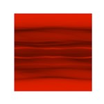 Scarlet Red Ombre Small Satin Scarf (Square) Front