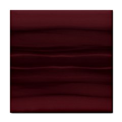 Burgundy Wine Ombre Tile Coaster by SpinnyChairDesigns