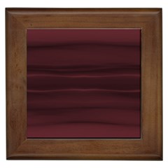 Burgundy Wine Ombre Framed Tile by SpinnyChairDesigns