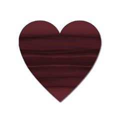 Burgundy Wine Ombre Heart Magnet by SpinnyChairDesigns