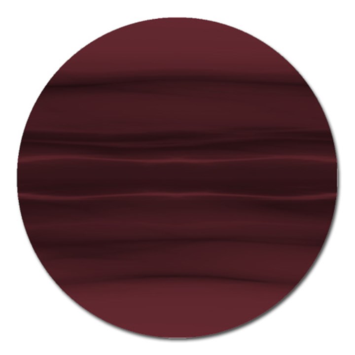 Burgundy Wine Ombre Magnet 5  (Round)