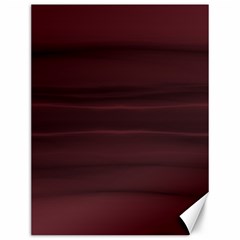 Burgundy Wine Ombre Canvas 12  X 16  by SpinnyChairDesigns