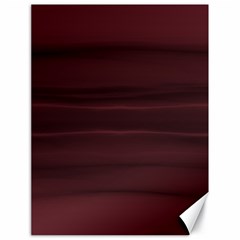 Burgundy Wine Ombre Canvas 18  X 24  by SpinnyChairDesigns