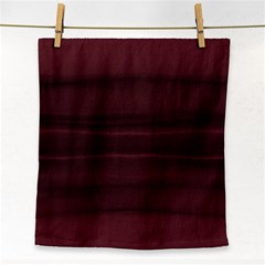 Burgundy Wine Ombre Face Towel by SpinnyChairDesigns