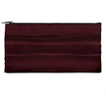 Burgundy Wine Ombre Pencil Case Front