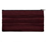 Burgundy Wine Ombre Pencil Case Back