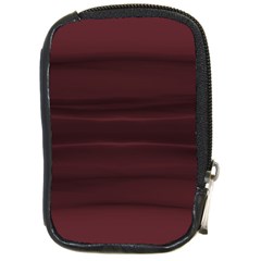 Burgundy Wine Ombre Compact Camera Leather Case by SpinnyChairDesigns