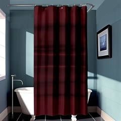 Burgundy Wine Ombre Shower Curtain 36  X 72  (stall)  by SpinnyChairDesigns