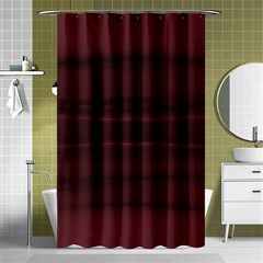 Burgundy Wine Ombre Shower Curtain 48  X 72  (small)  by SpinnyChairDesigns