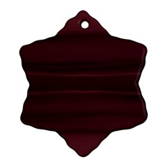 Burgundy Wine Ombre Ornament (snowflake) by SpinnyChairDesigns