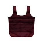 Burgundy Wine Ombre Full Print Recycle Bag (S) Front