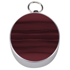 Burgundy Wine Ombre Silver Compasses by SpinnyChairDesigns