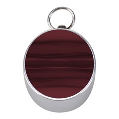 Burgundy Wine Ombre Mini Silver Compasses by SpinnyChairDesigns