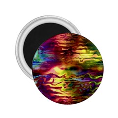 Electric Tie Dye Colors 2 25  Magnets by SpinnyChairDesigns